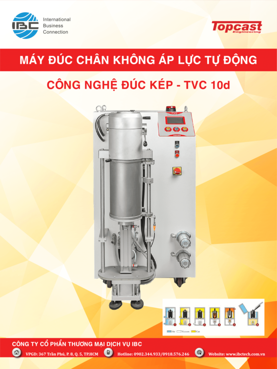 Máy đúc chân không áp lực tự động - Công Ty Cổ Phần Thương Mại Dịch Vụ IBC